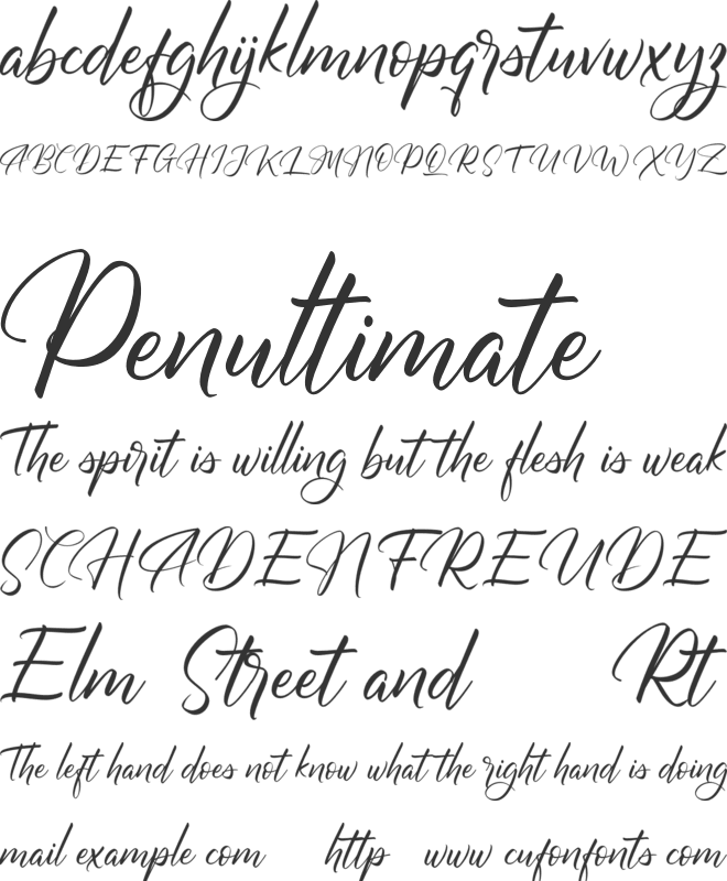 Margaritha Tropicana FREE font preview