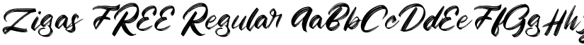 Zigas FREE Regular font