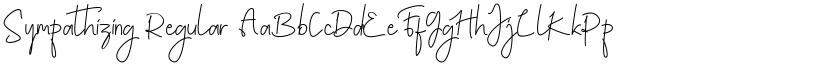 Sympathizing font download