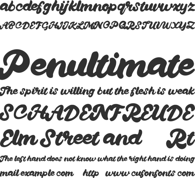 Quanty FREE font preview
