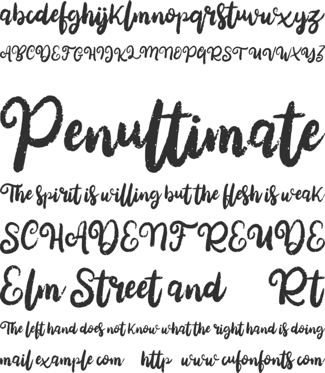 Belgia FREE font preview