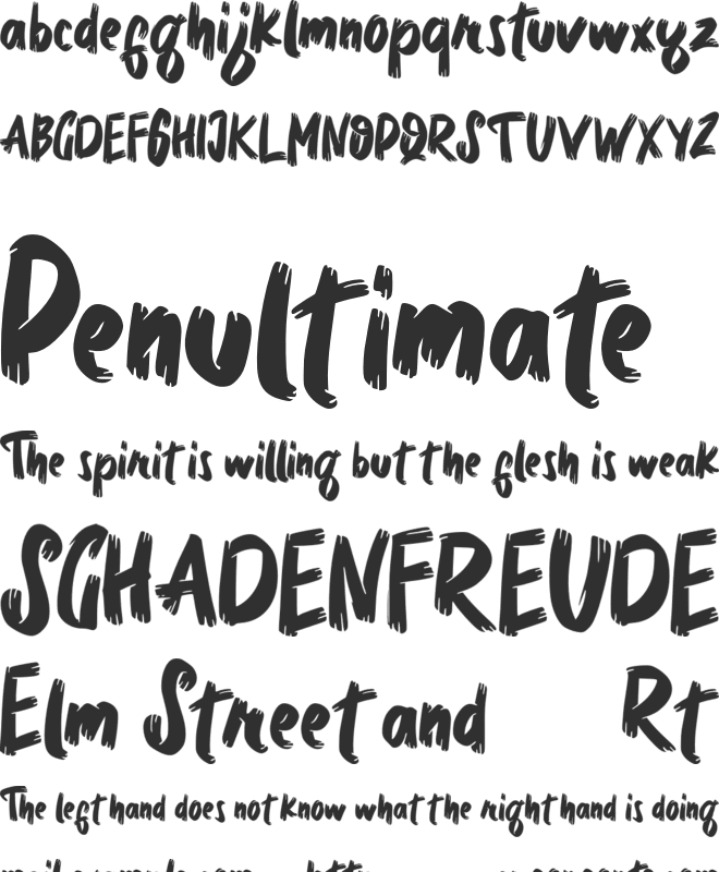 Bedmifo FREE font preview
