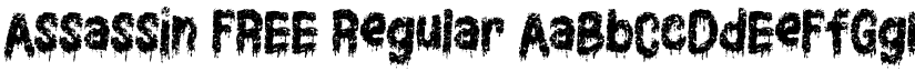 Assassin FREE Regular font