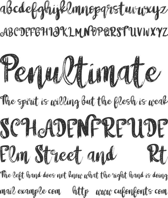 Witch girls FREE font preview