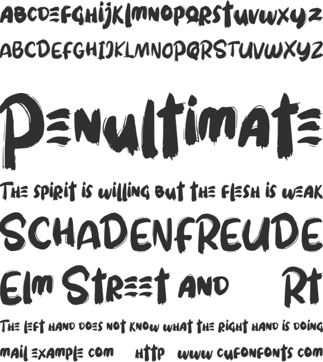 Qunomy FREE font preview