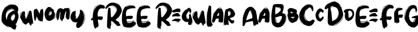 Qunomy FREE Regular font