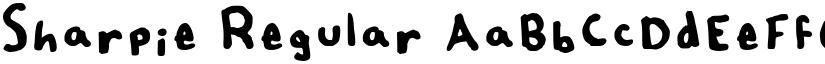 Sharpie Regular font