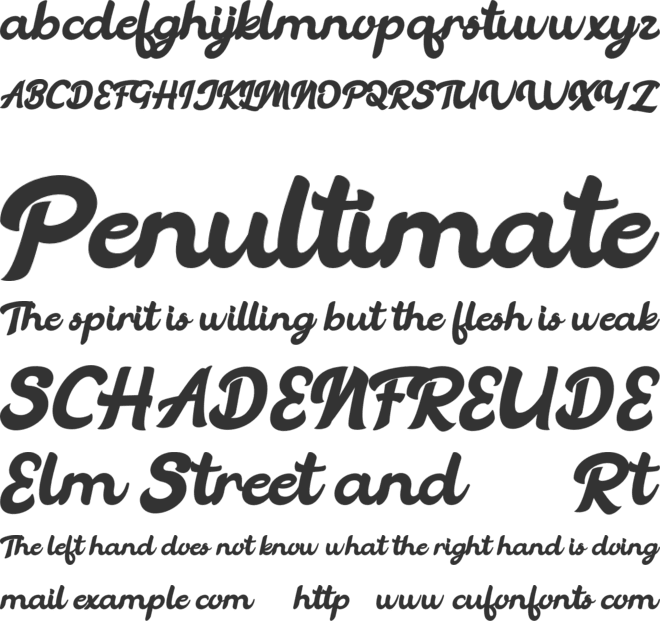 Vintage Legends FREE font preview