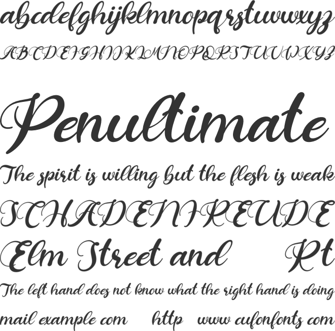 Arzeta FREE font preview