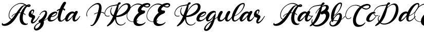 Arzeta FREE font download