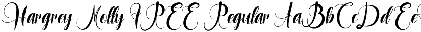 Hargrey Molly FREE Regular font