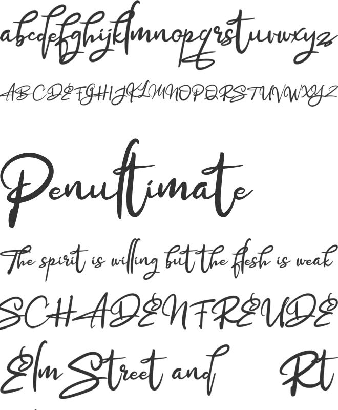 Algorty FREE font preview