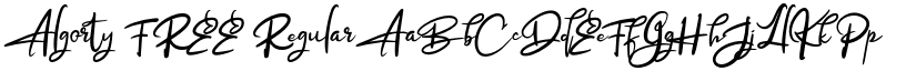Algorty FREE Regular font