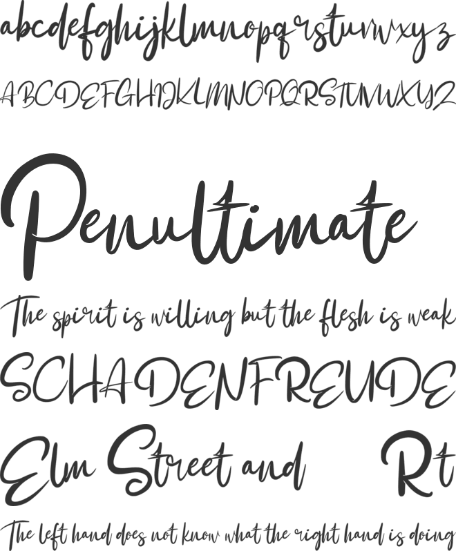 Britney FREE font preview