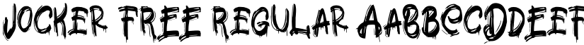 Jocker FREE Regular font