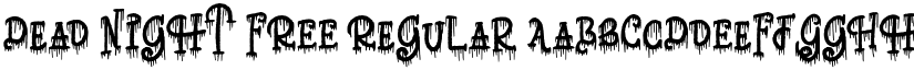 Dead Night FREE font download
