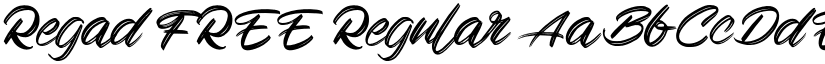 Regad FREE font download