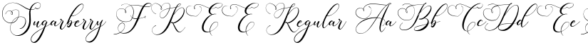 Sugarberry FREE Regular font