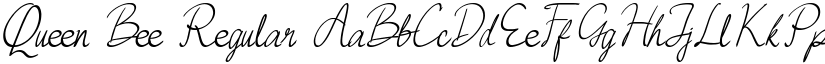 Queen Bee Regular font