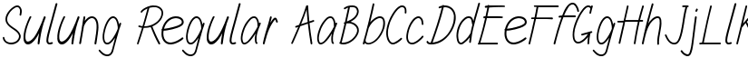 Sulung font download