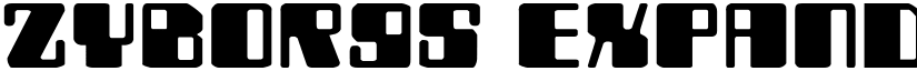 Zyborgs Expanded font