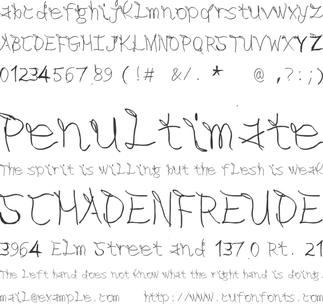 abdn font font preview