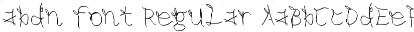 abdn font Regular font