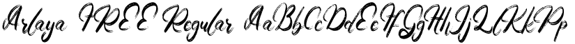 Arlaya FREE Regular font