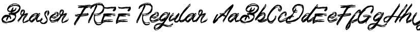 Braser FREE Regular font