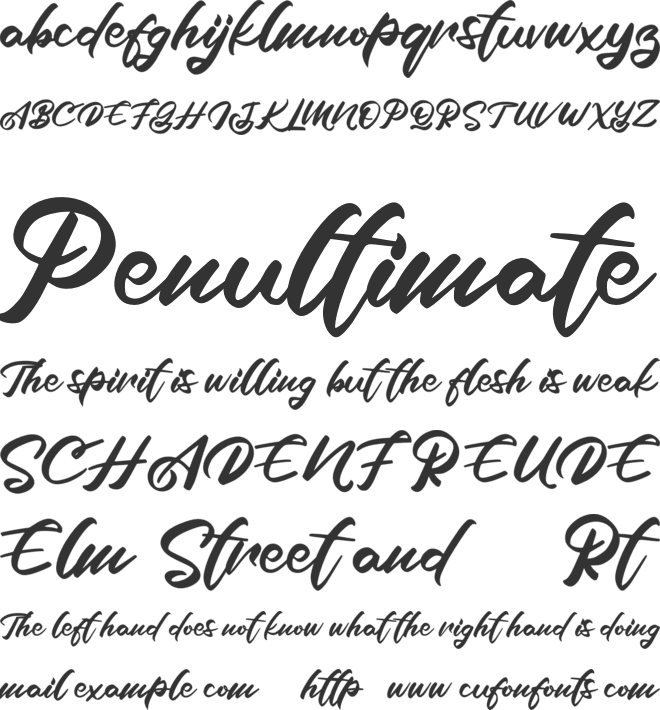 Azala FREE font preview