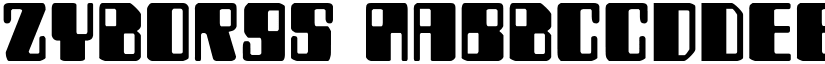 Zyborgs font