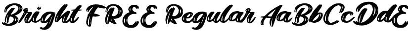 Bright FREE Regular font