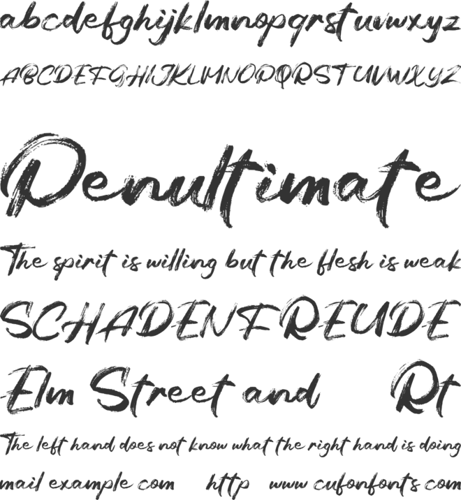 Balges FREE font preview