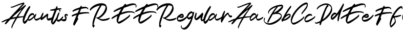 Alantis FREE Regular font