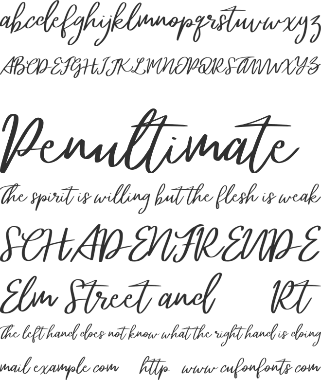 Atalintar FREE font preview