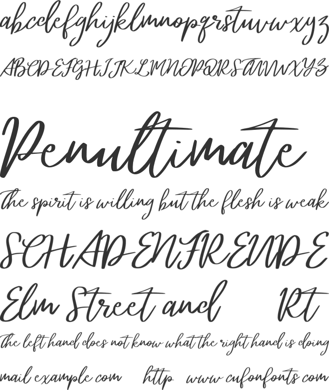 Atalintar FREE font preview