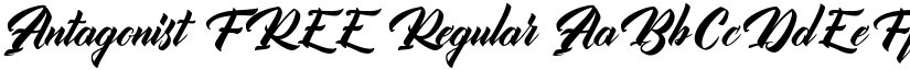 Antagonist FREE Regular font