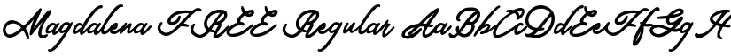 Magdalena FREE Regular font