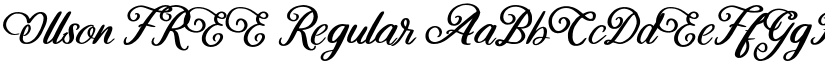 Ollson FREE font download