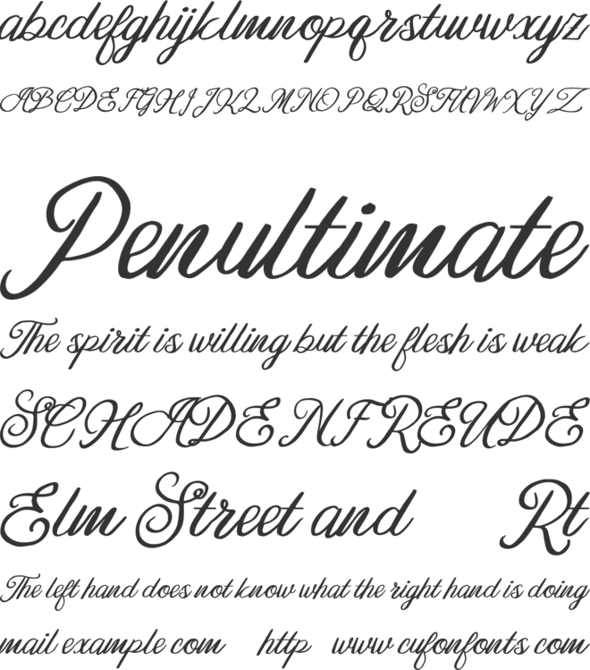 Emerland FREE font preview