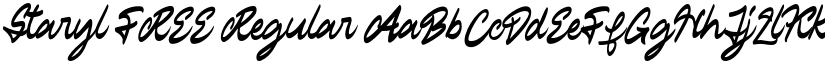Staryl FREE Regular font