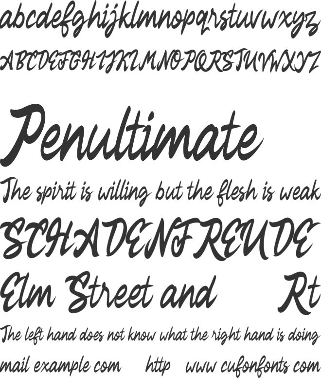 Rekyoto FREE font preview