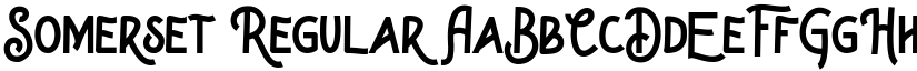 Somerset font download