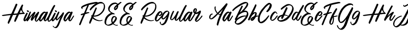 Himaliya FREE Regular font