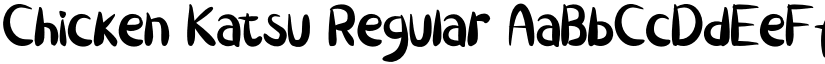 Chicken Katsu Regular font