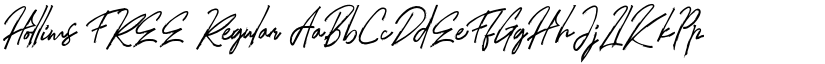 Hollims FREE Regular font