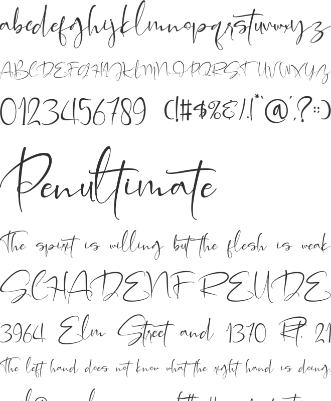 Alleffra font preview
