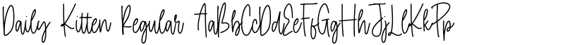 Daily Kitten font download