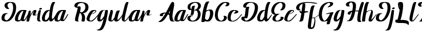 Jarida Regular font