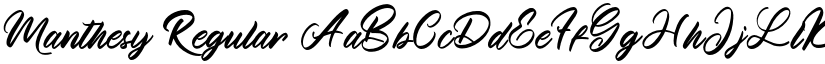 Manthesy font download